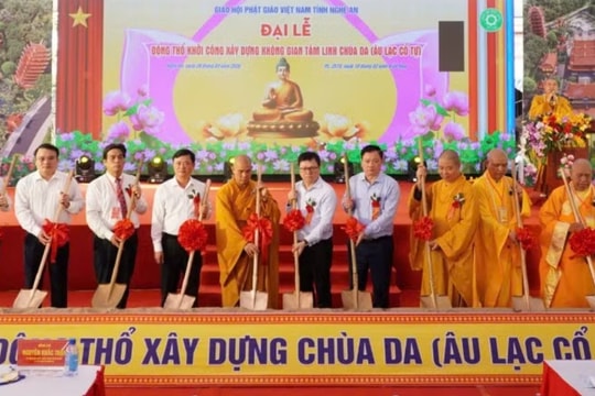 Khởi công xây dựng Chùa Da ở Nghệ An, nơi thờ tự hơn 500 nhà báo-liệt sĩ