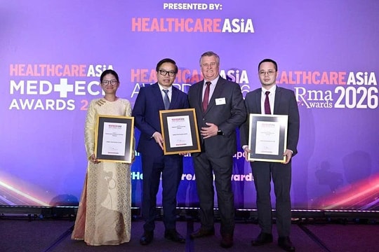 Vinmec nhận ba giải thưởng y tế châu Á