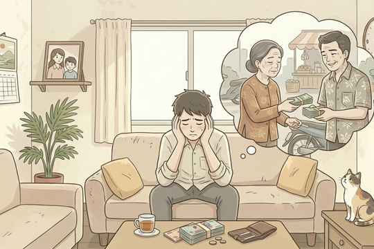 Mẹ lén đưa 2 tỷ đồng của ba để lại cho nhân tình