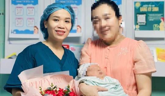 Ca sinh đặc biệt với bé trai chào đời nặng 5,1 kg