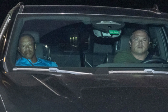 Tiger Woods được tại ngoại sau 8 giờ tạm giam