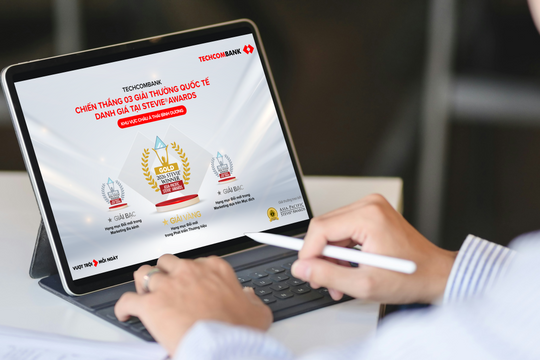 Techcombank giành 3 giải tại Stevie Awards 2026