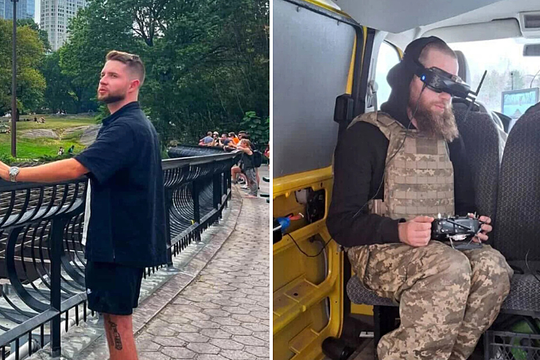 Những người Ukraine phải nhập ngũ sau khi bị Mỹ trục xuất