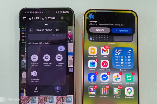 Điện thoại Oppo bắt đầu dùng được AirDrop với iPhone