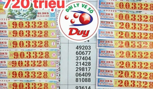 Chiều 30-3, đại lý thông tin về nhiều người trúng thưởng xổ số miền Nam