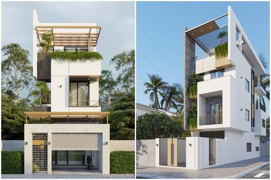 Những mẫu nhà lệch tầng 4x20m hiện đại được yêu thích