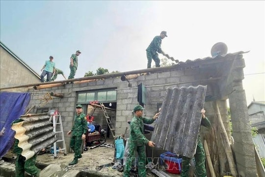 Cao Bằng: Mưa đá gây hư hại 743 mái nhà dân và 38 ha hoa màu