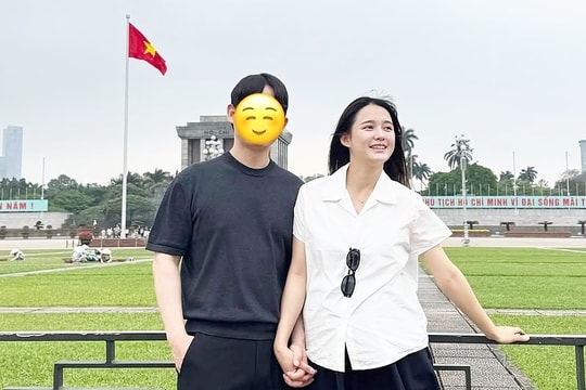 Vợ chồng sao 'Mặt trăng ôm mặt trời' nghỉ dưỡng Hà Nội