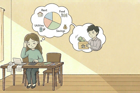 Tôi phải tiết kiệm mua sữa cho con nhưng chồng vẫn đều đặn gửi tiền về quê