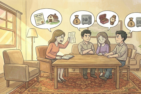 Anh cả đòi nửa phần đất dù bố mẹ đã nói chia đều cho 4 anh em