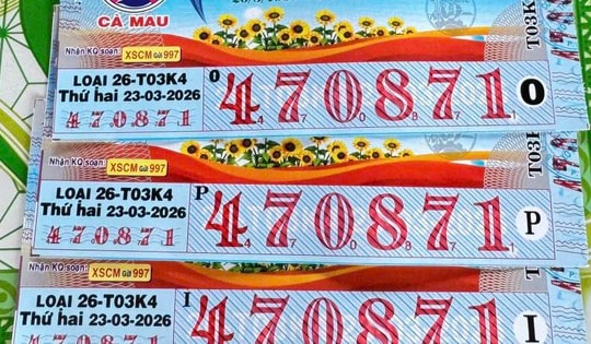 Hành động "lạ" của người đàn ông trúng 5 vé độc đắc xổ số miền Nam