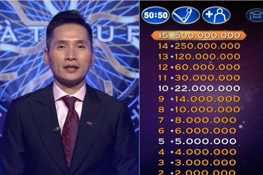 'Ai là triệu phú' nâng thưởng lên 500 triệu đồng, kỷ lục chưa từng có sau 20 năm