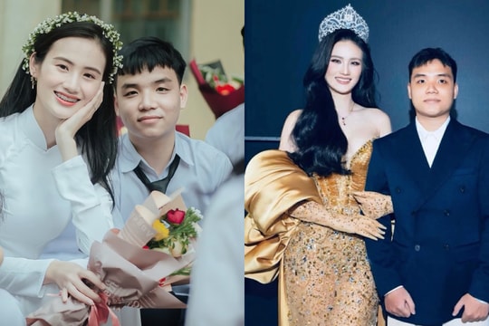 Mối tình 9 năm bền chặt của Hoa hậu Ý Nhi và bạn trai học cùng cấp 3