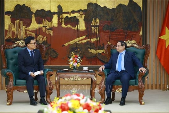 Thủ tướng Phạm Minh Chính tiếp Đại sứ Hàn Quốc tại Việt Nam