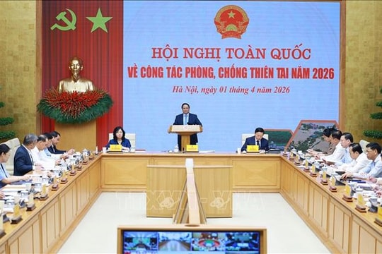 Thủ tướng chủ trì hội nghị toàn quốc về công tác phòng chống thiên tai