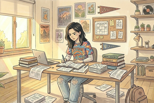 Em sắp 'gục ngã' trước kỳ thi THPT vì phải học từ sáng sớm tới nửa đêm