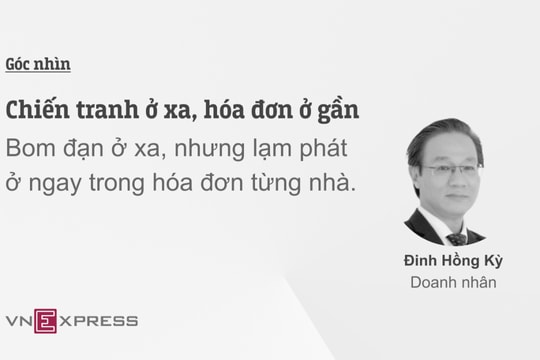 Chiến tranh ở xa, hóa đơn ở gần