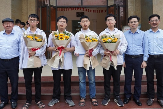 37 học sinh vào đội tuyển thi Olympic khu vực và quốc tế
