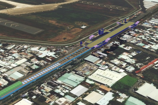 TP HCM đóng giao lộ gần sân bay Tân Sơn Nhất để thi công ga metro