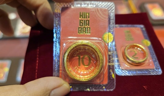 Sáng 1-4, giá vàng miếng SJC, vàng nhẫn tăng hơn 3 triệu đồng/lượng