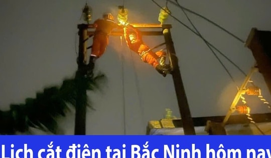 Tra cứu lịch cắt điện Bắc Ninh hôm nay Thứ 4 ngày 1/4/2026