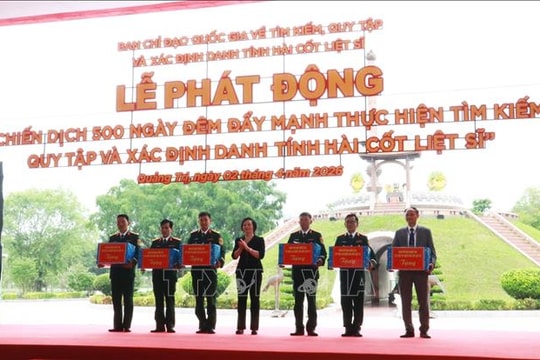 Ứng dụng mạnh khoa học công nghệ tìm kiếm, quy tập hài cốt liệt sỹ