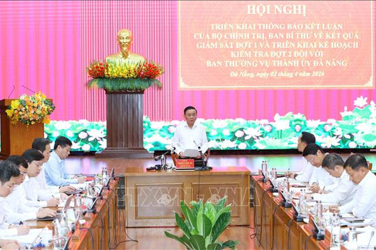 Thông qua Báo cáo kết quả giám sát Đợt 1 đối với Ban Thường vụ Thành uỷ Đà Nẵng