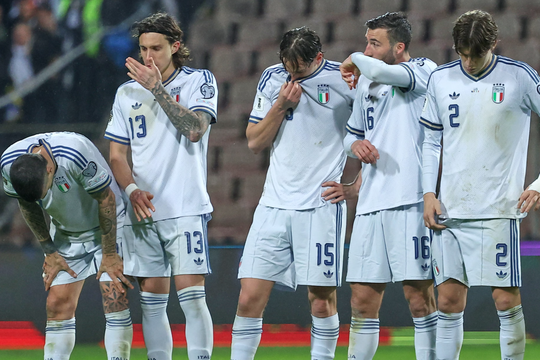 Italy thiệt hại 35 triệu USD vì không dự World Cup