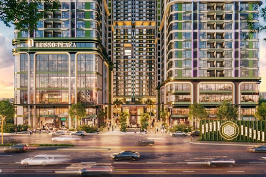 Lusso Saigon có trung tâm thương mại 3 tầng tại khối đế