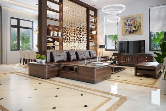 Có nên làm vách ngăn giữa phòng khách và bếp?