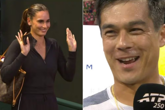 Tay vợt gọi hôn thê là 'HLV đẹp nhất tour'