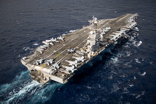 Siêu tàu sân bay 13 tỷ USD của Mỹ ra biển sau khi sửa chữa