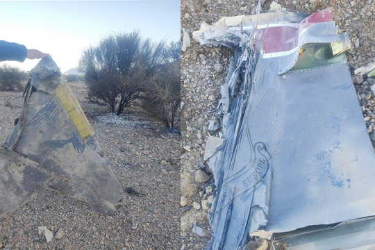 Iran công bố mảnh vỡ nghi của tiêm kích F-15E Mỹ bị bắn hạ