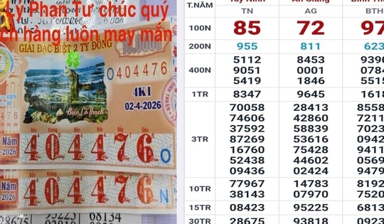 2 giải độc đắc xổ số miền Nam lộ diện vào sáng sớm 3-4