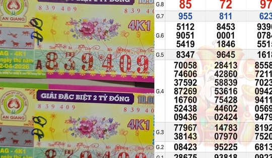 Chiều 3-4, lộ diện nơi trúng giải độc đắc xổ số miền Nam