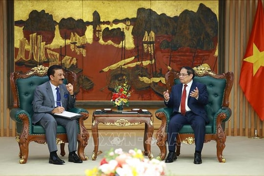 Thủ tướng Chính phủ Phạm Minh Chính tiếp Đại sứ Kuwait tại Việt Nam