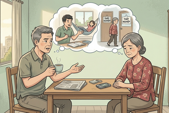 Lúc trẻ bà xã không nỗ lực, đến tuổi U50 phải nghỉ làm