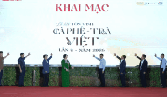 VIDEO: Lễ hội "Tôn vinh cà phê - trà Việt" lần 4 năm 2026 chính thức khai mạc