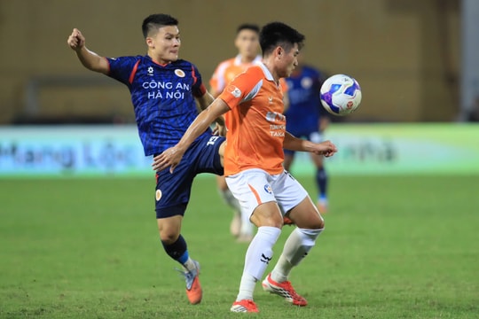 V.League 1-2025/2026: Đội bóng đầu bảng Công an Hà Nội nới rộng khoảng cách