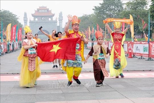 Trên 4.000 người tham gia Giải Marathon Đền Hùng 2026