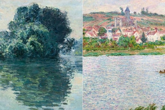 Hai tranh chưa từng xuất hiện 100 năm qua của Claude Monet