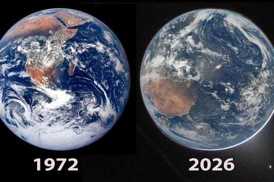 Tranh luận về ảnh chụp Trái Đất cách đây 54 năm 'sáng đẹp' hơn 2026