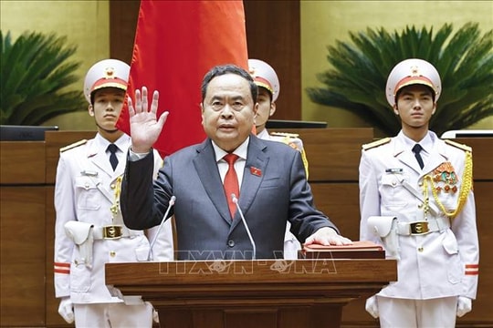 Lễ tuyên thệ nhậm chức của Chủ tịch Quốc hội khóa XVI Trần Thanh Mẫn