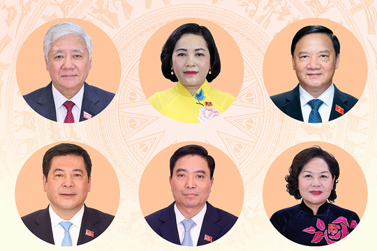 6 Phó chủ tịch Quốc hội nhiệm kỳ 2026-2031