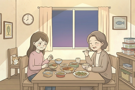 Mẹ chồng bảo tôi ăn hết đồ ăn cũ để chiều nấu đồ mới cho chồng ăn