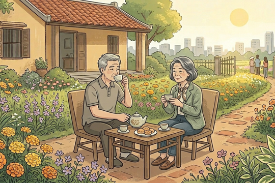 Cảm ơn chồng vì 45 năm trước đã chọn tôi