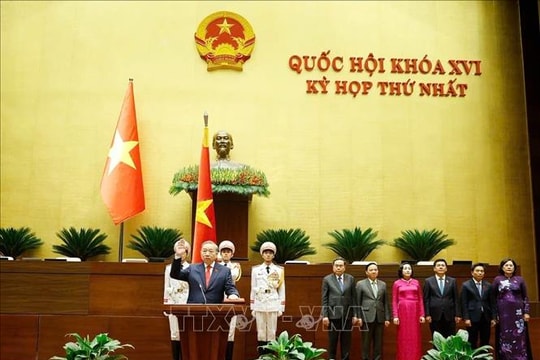 Hình ảnh Lễ tuyên thệ nhậm chức của Chủ tịch nước Tô Lâm