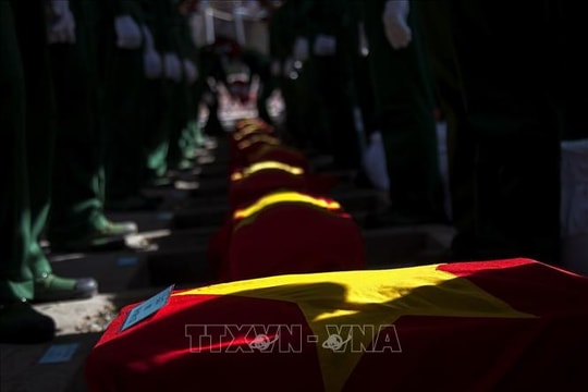 Quảng Trị: Quy tập 2 hài cốt liệt sỹ cùng nhiều di vật