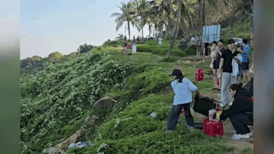 Chủ quán cà phê quăng bàn ghế xuống vực Sơn Trà