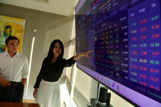 Tiền rót vào chứng khoán thấp nhất 10 tháng